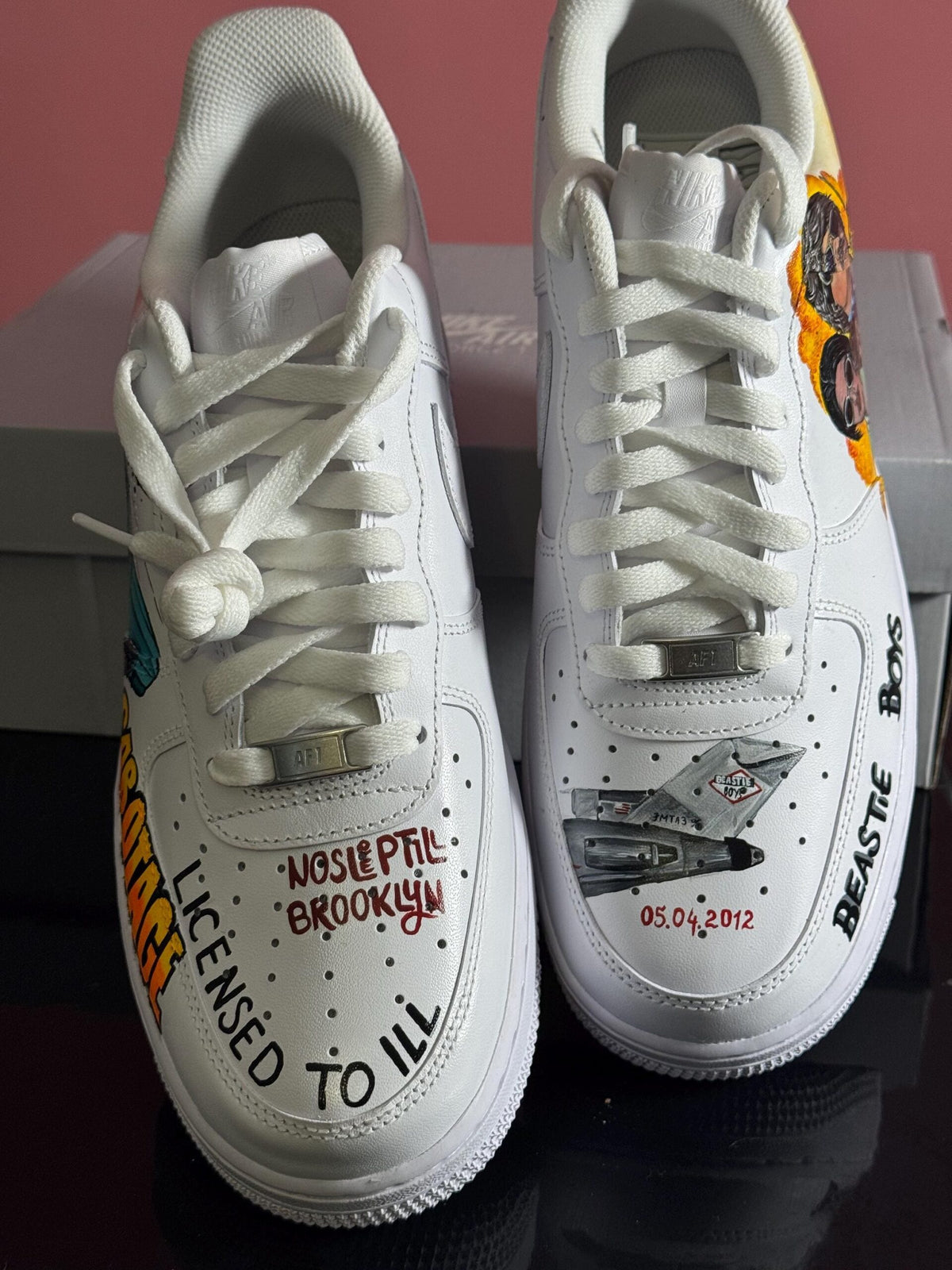 Personalized painted custom shoes for him & her