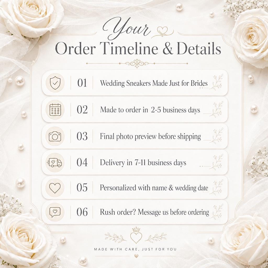 Bridal Wedding Sneakers Ruffled Lace Bow Pearl Custom Shoes for Bride, Personalized Name & Date