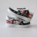 Custom Hand Painted Galaxy Sneakers, Unique Sci-Fi Gift for Him