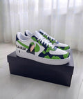 Billie Elish shoes-customized airforce-personalized sneakers