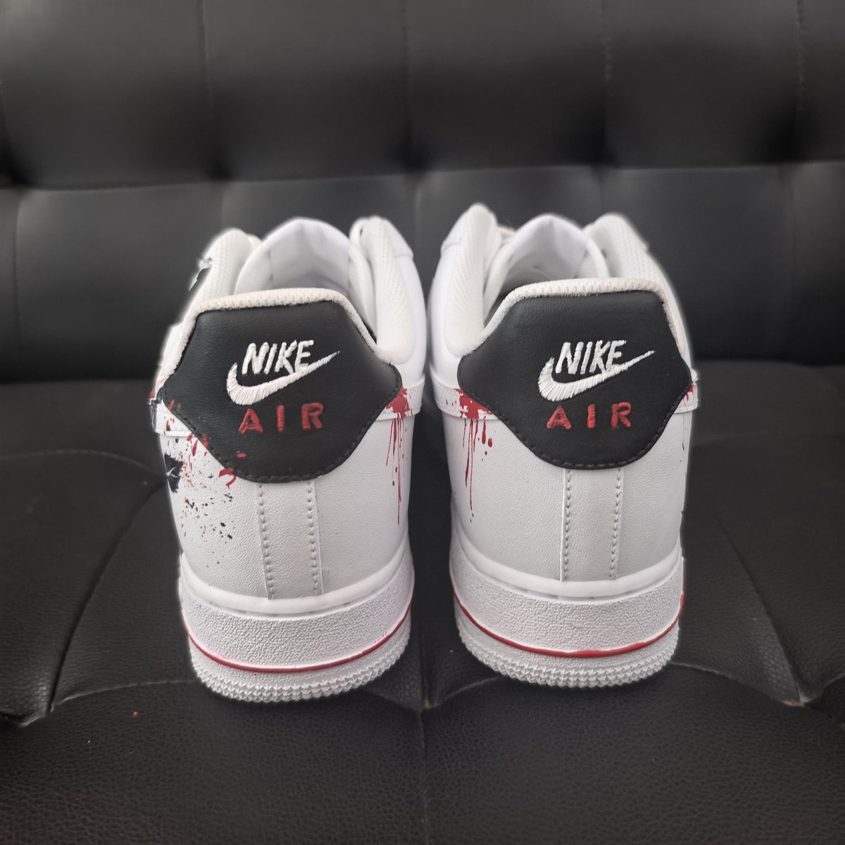 Custom Skull Rose Sneakers,Hand Painted AF1 Streetwear Shoes,Personalized Gift for him