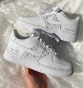 Personalized Bridal Sneakers: Hand-made Pearl Crystal Air Force 1