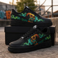 Custom Skull Air Force 1 Sneakers, Hand Painted Skull Shoes, Gothic Smoke Art Footwear, Unique Birthday Gift for Him