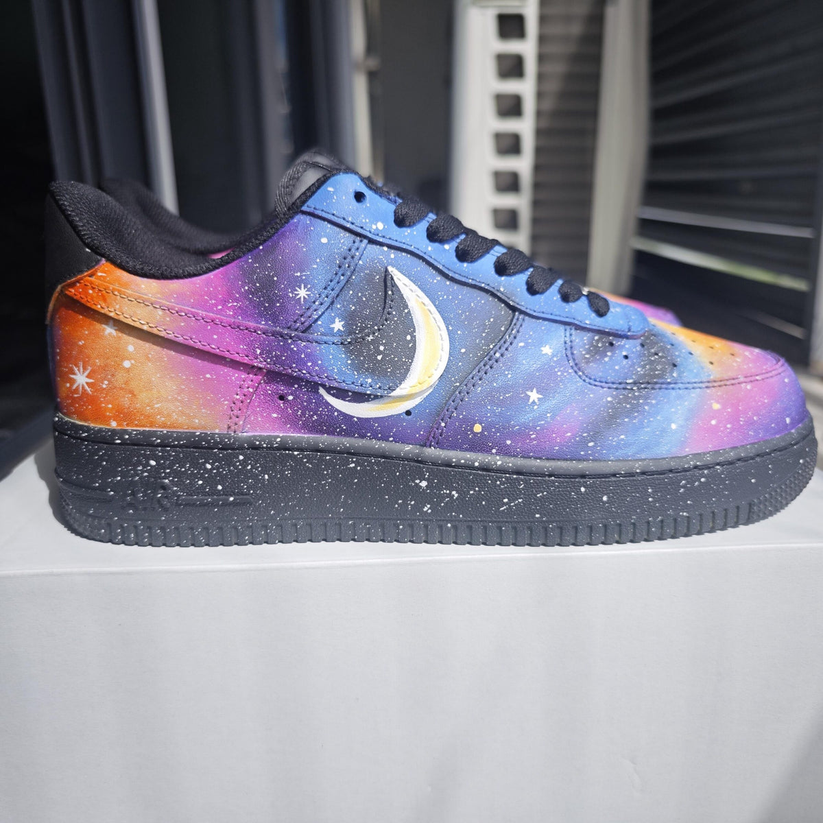 Custom Air Force 1 Galaxy Sneakers ,Hand Painted Celestial Shoes,Gift for him or her