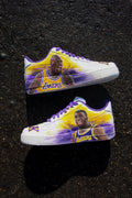 Air Force 1 Custom Lakers Legends hand-painted sneakers
