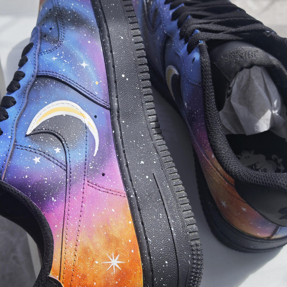 Custom Air Force 1 Galaxy Sneakers ,Hand Painted Celestial Shoes,Gift for him or her