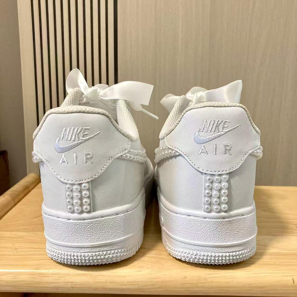 Personalized Bridal Party Wedding Sneakers,Custom Bride Pearl Wedding Sneakers, Bridesmaid Gift,From Wedding Shoes,Custom With Name & Date